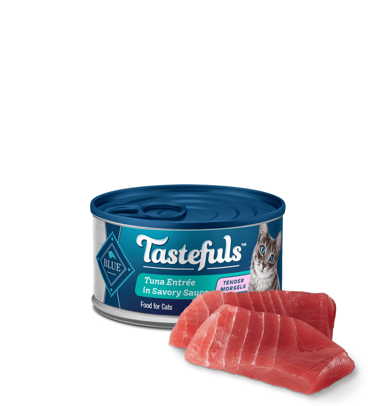 Wet Cat Food Blue Buffalo Tuna Recipe 3oz Daily Meals Premiu - main product image