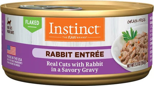 Instinct Flaked Rabbit Wet Cat Food 5 5Oz Wet Cat Food - main product image