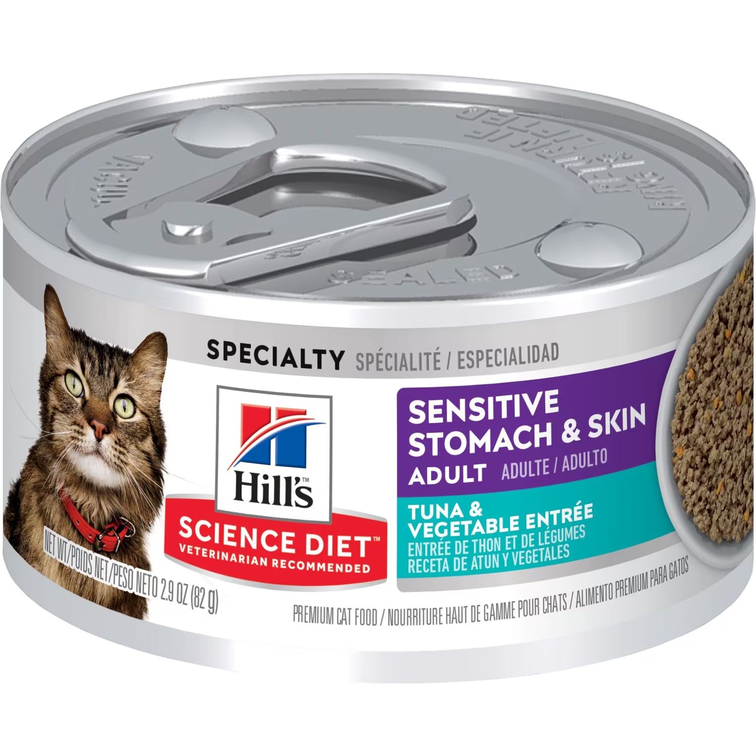 Wet Cat Food Premium Tuna Recipe 2 9oz Daily Meals Premium - main product image
