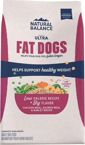 Natural Balance Dry Fat Dogs Chicken Salmon Dry Dog Food - main product image
