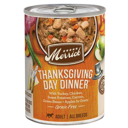 Merrick Wet Dog Grain Free Thanksgiving Dinner 12 7Oz Wet - main product image