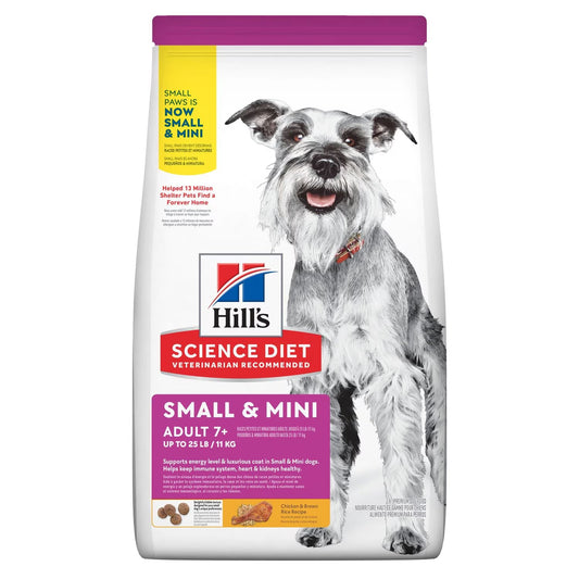 Hills Science Diet Senior 7 Small Mini Chicken Meal Barley 4 - main product image