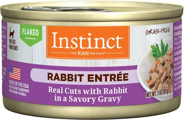 Instinct Flaked Rabbit Wet Cat Food 3Oz Wet Cat Food Premium - main product image