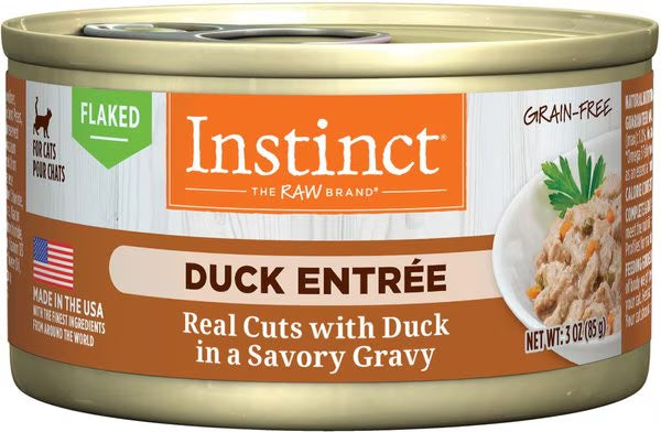 Instinct Flaked Duck Wet Cat Food 3Oz Wet Cat Food Premium - main product image