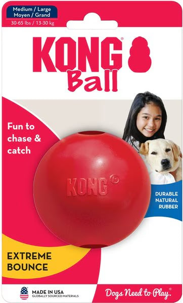 KONG Ball Medium Fetch Dog Toy Durable Play - main product image