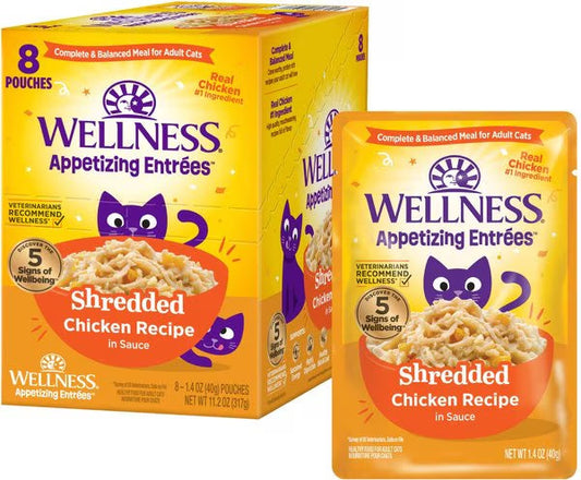 Wellness Appetizing Entrees Shredded Chicken Cat (1.4oz) - main product image
