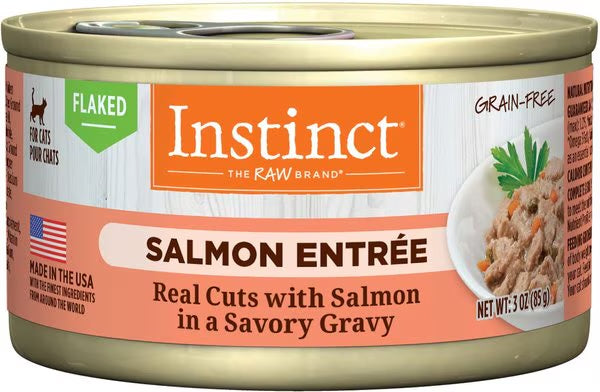 Instinct Flaked Salmon Wet Cat Food 3Oz Wet Cat Food Premium - main product image