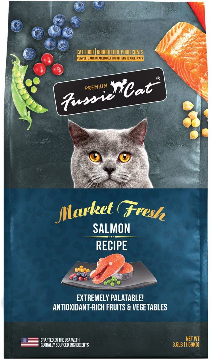 Fussie Cat Market Fresh Dry Cat Salmon 3 5Lb Dry Cat Food - main product image