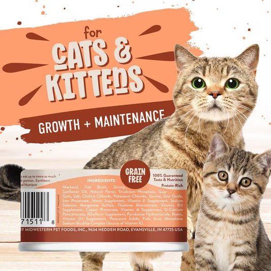 Earthborn Grain Free All Life Stages Catalina Catch Wet Cat - detail view