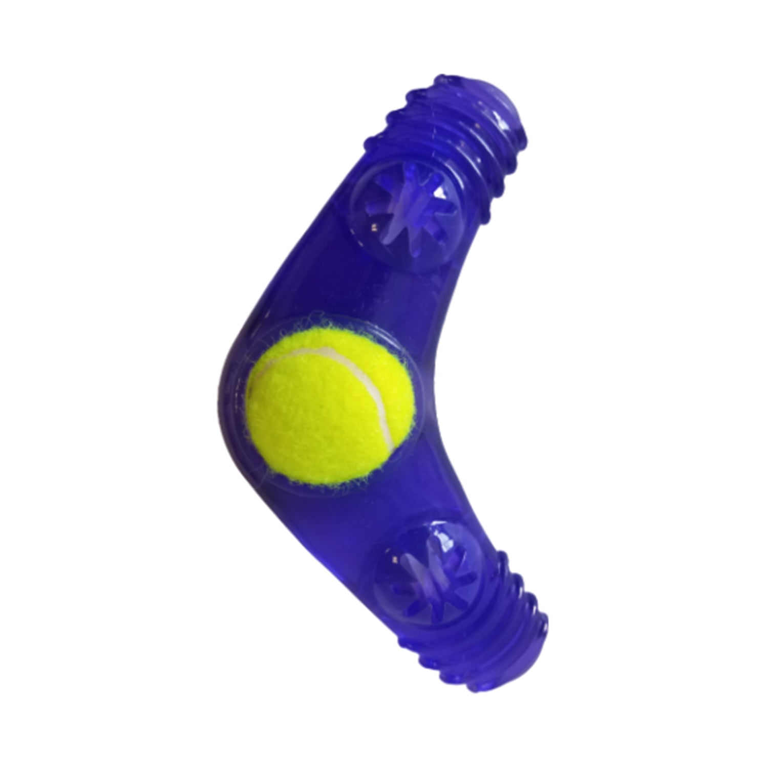 Dog Treats Tennis Ball Toy Variety Pack Boomerang 3-Bone - lifestyle product image for dog treats