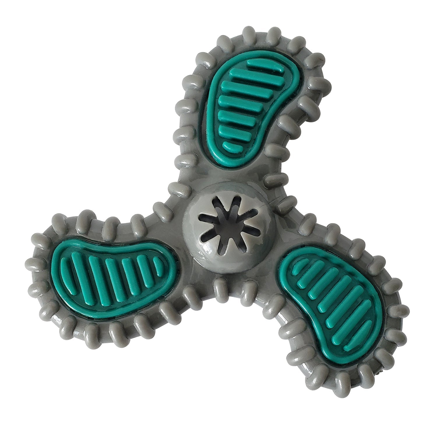 Dog Treats TPR Dental Spinner Chew Toy Durable Dental Fun - main product image for dog treats