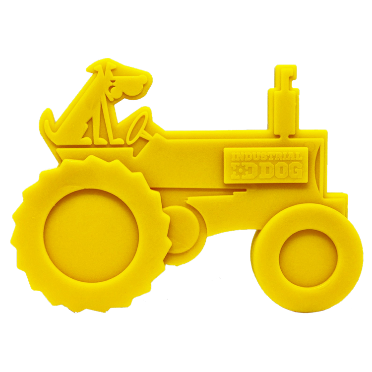 Tractor Nylon Dog Toy For Aggressive Chewers USA Made Dog - detail view
