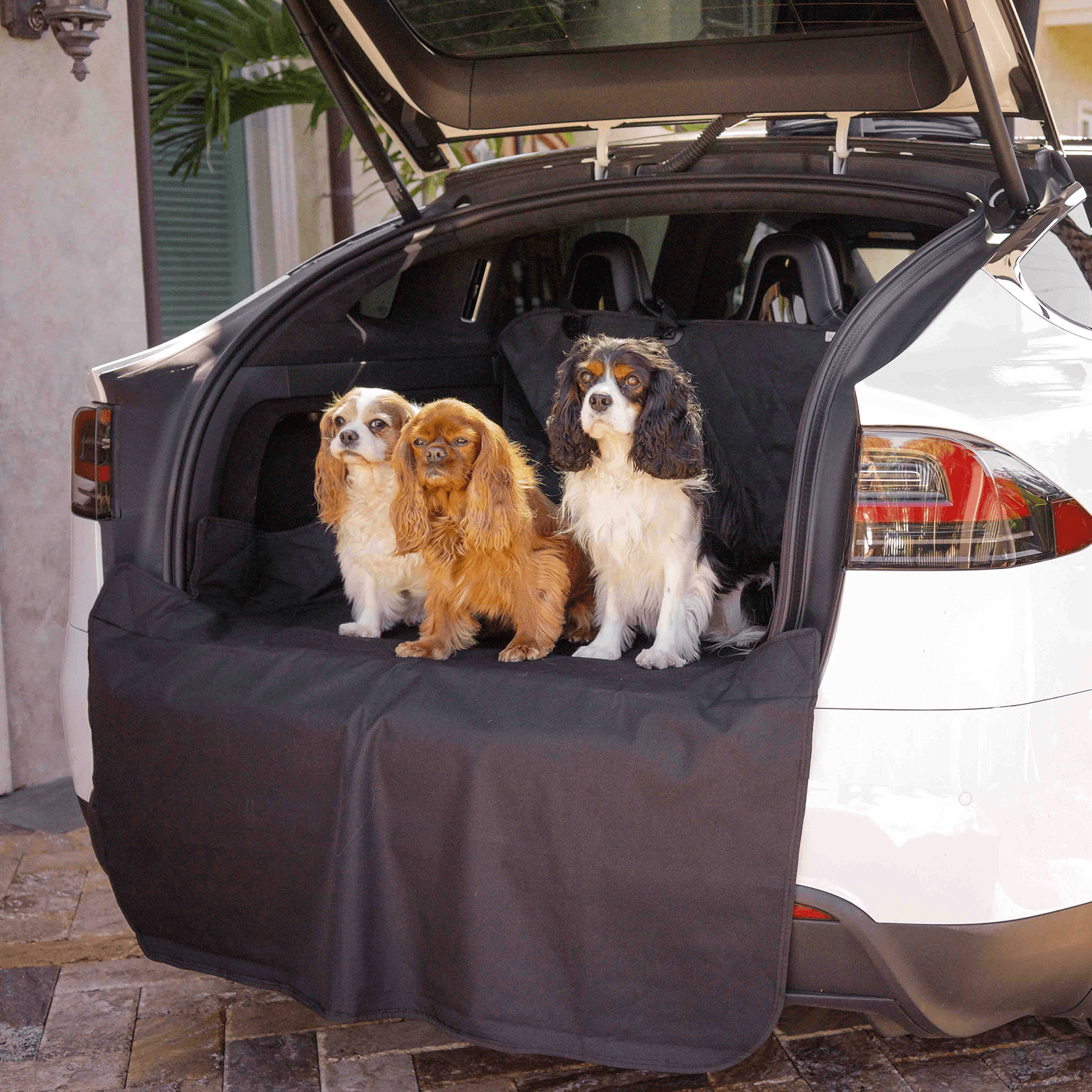 Pupprotector Cargo Cover Liner For Suvs And Cars Pet Travel - close up view