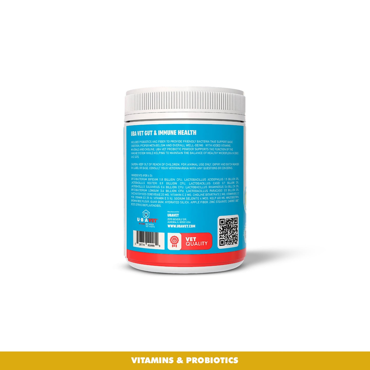 Cat Supply UBAVET Probiotics Gut Immune Health Support Cats - detail product image for cat supply