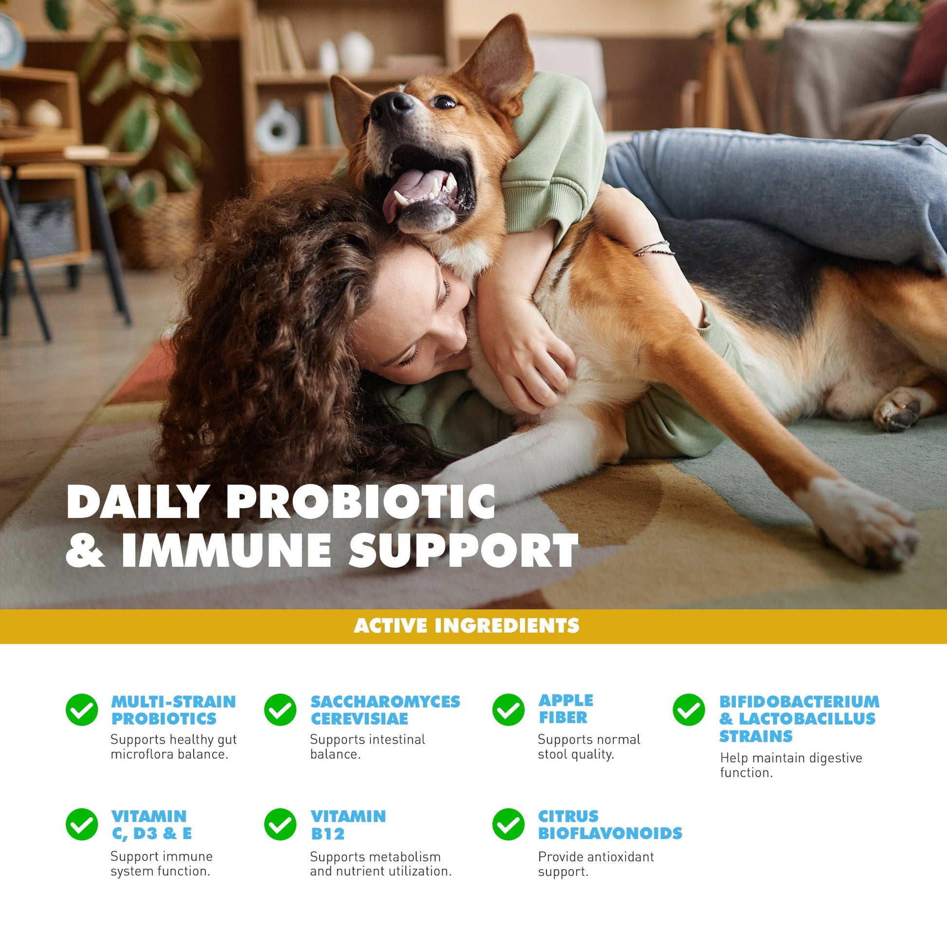 Cat Supply UBAVET Probiotics Gut Immune Health Support Cats - gallery product image for cat supply