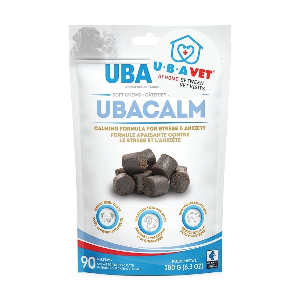 Cat Treats UBAVET UBACALM Calming Soft Chews Cats Natural - lifestyle product image for cat treats