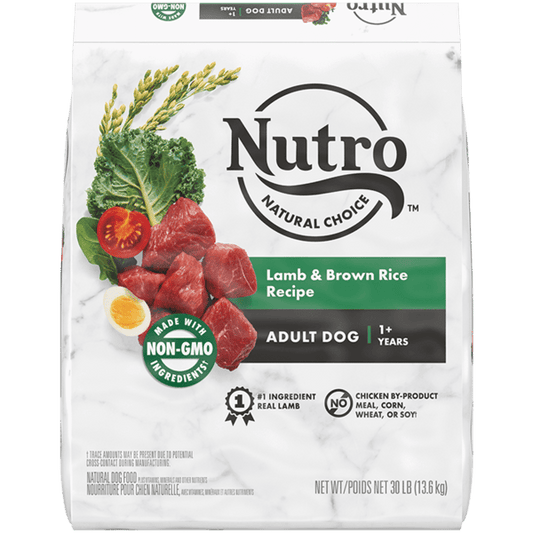 Nutro Natural Choice Adult Lamb & Brown Rice Dry Dog Food - main product image