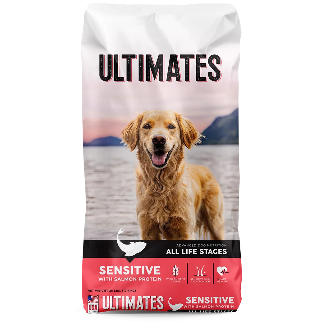 Ultimates Adult Sensitive With Salmon Dry Dog Food (28lb) - main product image