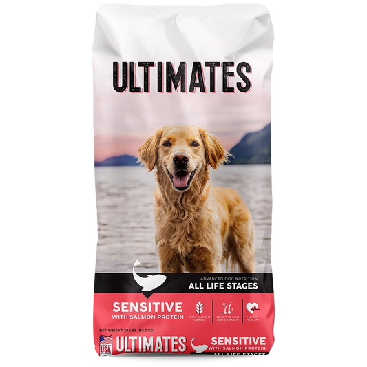 Ultimates Adult Sensitive With Salmon Dry Dog Food (28lb) - main product image