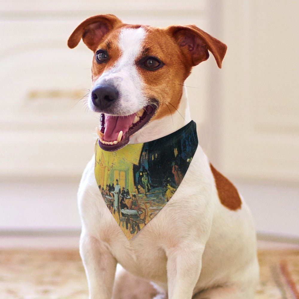 Pet Supply Van Gogh Cafe Terrace At Night Scarf for Comfort main product image for dogs and cats