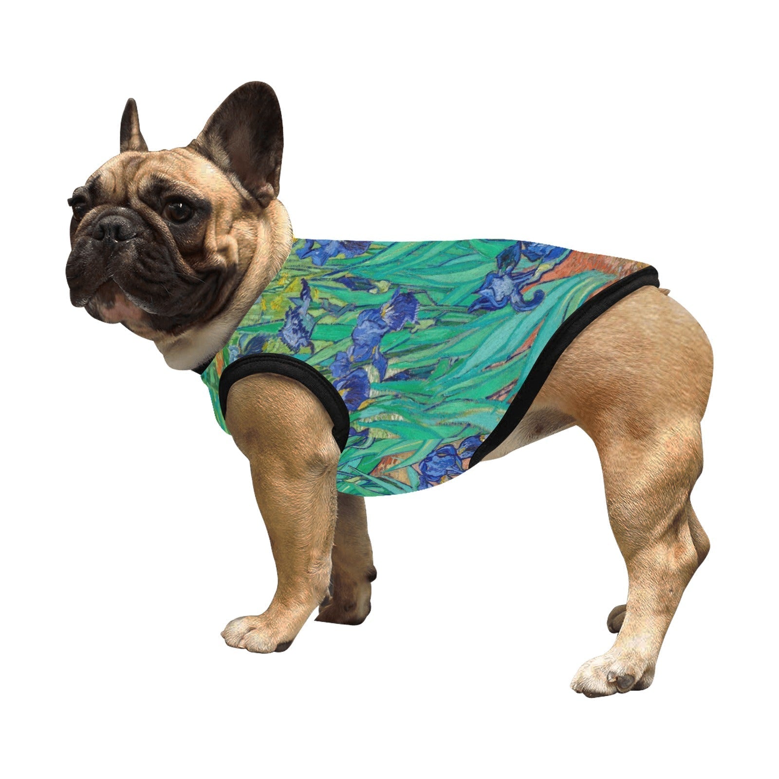 Pet Supply Van Gogh Irises Tank Top for Daily Use l main product image for dogs and cats