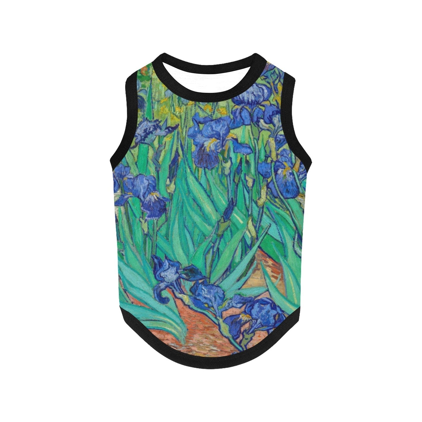 Pet Supply Van Gogh Irises Tank Top for Daily Use l main product image for dogs and cats