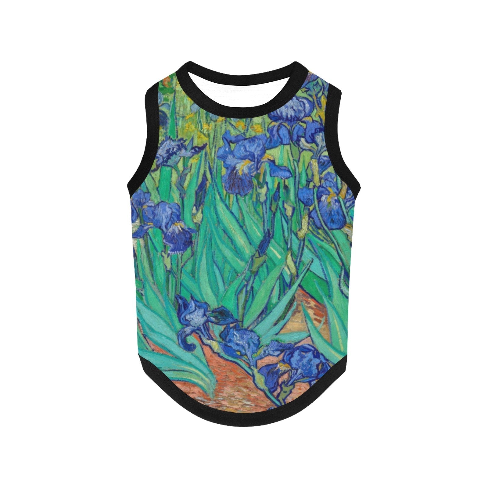 Pet Supply Van Gogh Irises Tank Top for Daily Use l main product image for dogs and cats