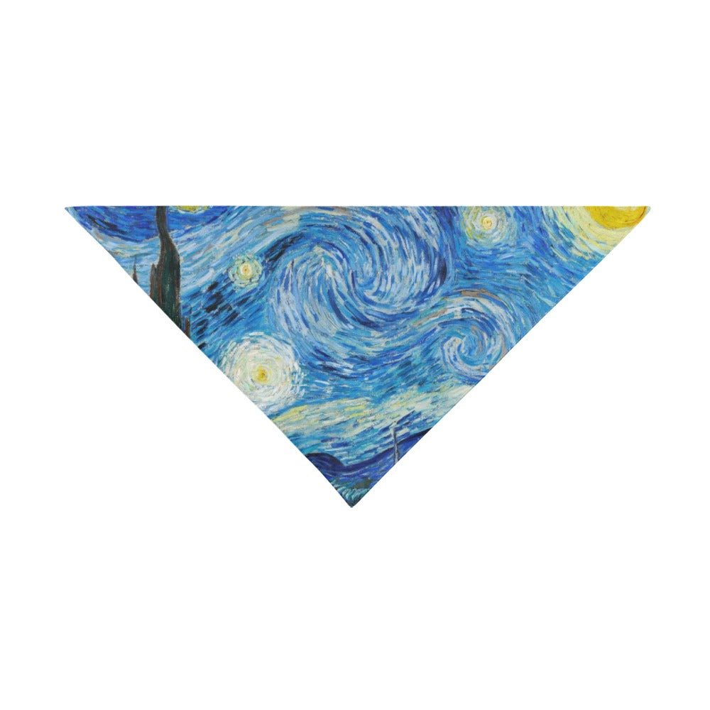 Pet Apparel Van Gogh Starry Night Double-Sided Bandana main product image for dogs and cats
