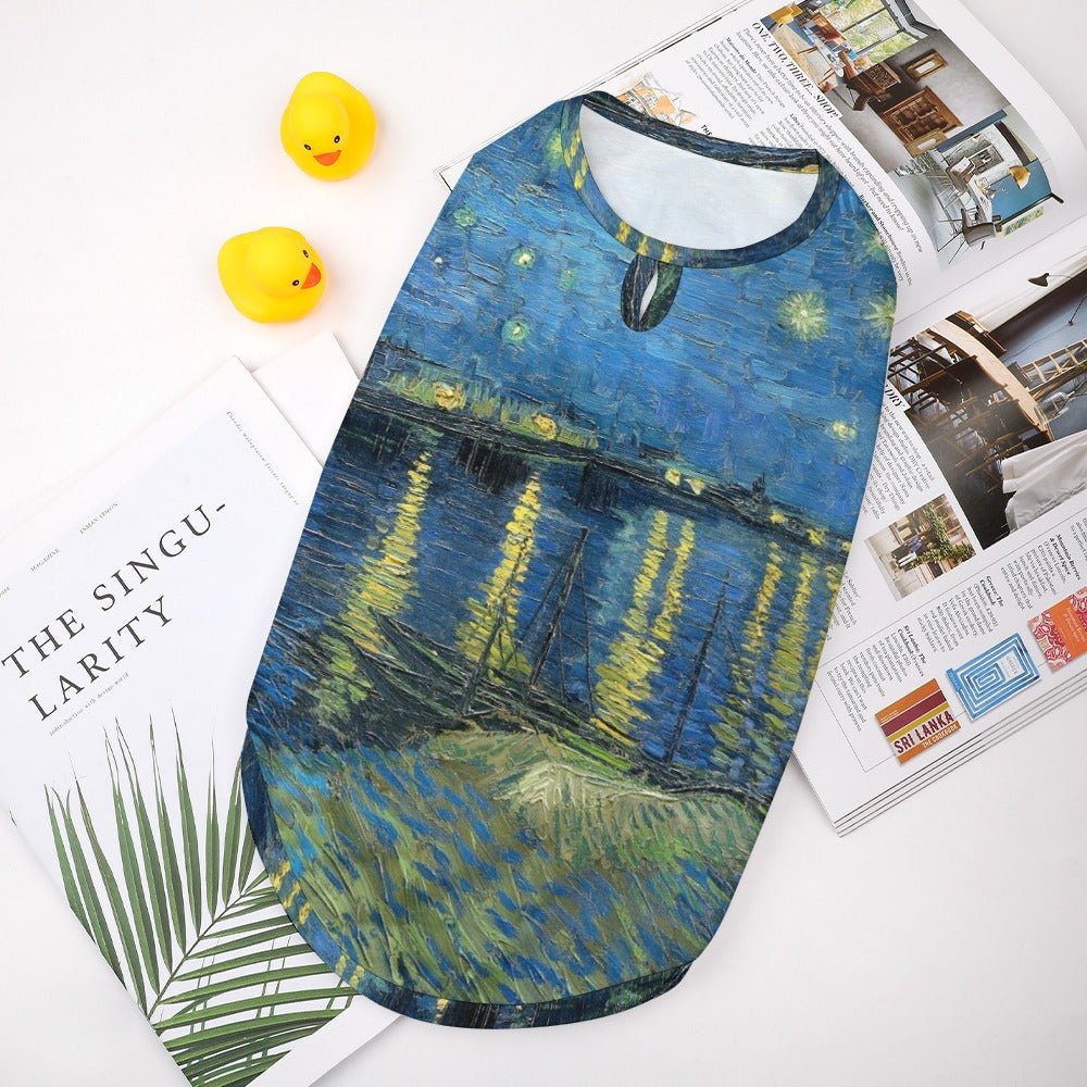 Pet Supply Van Gogh Starry Night Over The Rhone Vest main product image for dogs and cats