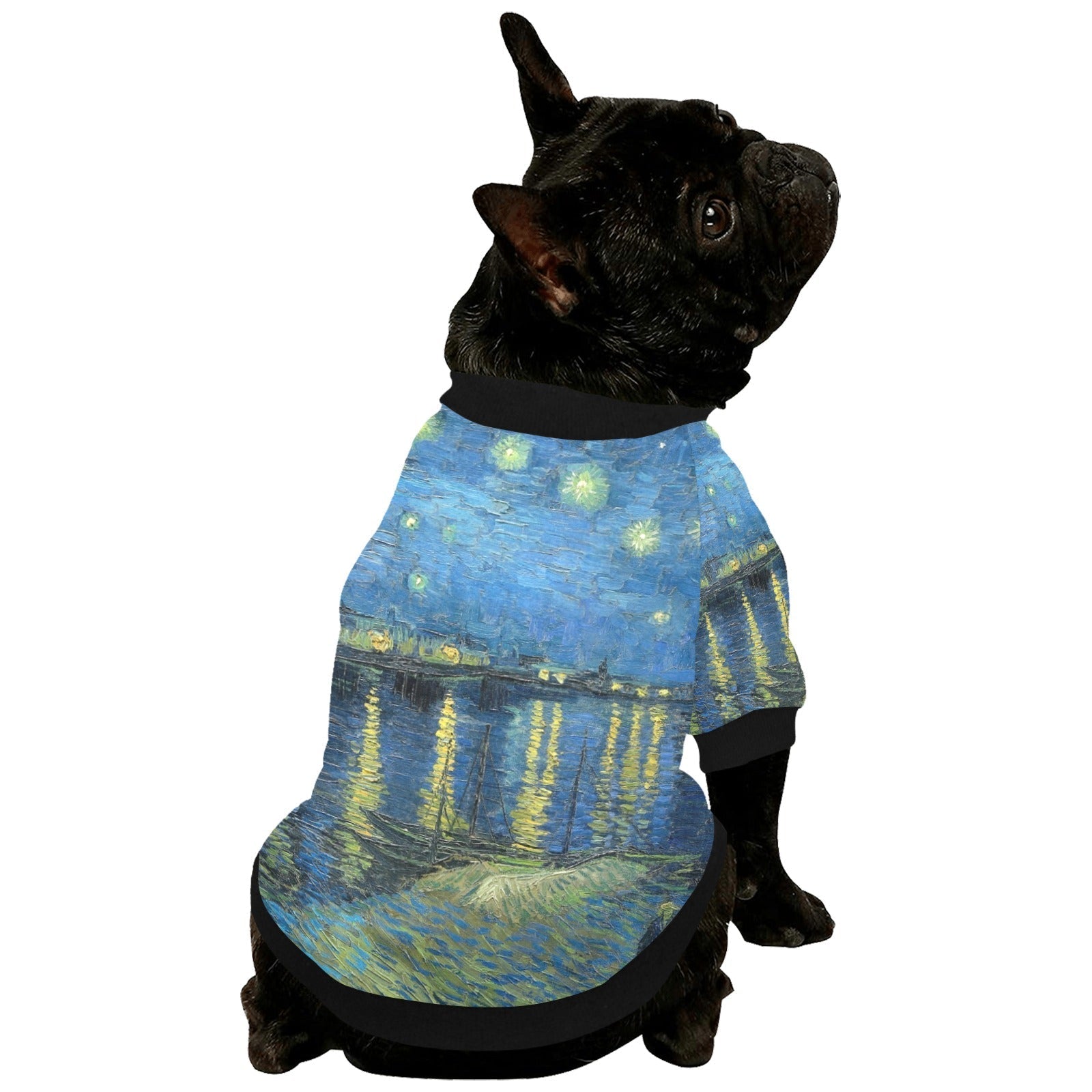 Pet Apparel Van Gogh Starry Night Over The Rhone Round main product image for dogs and cats