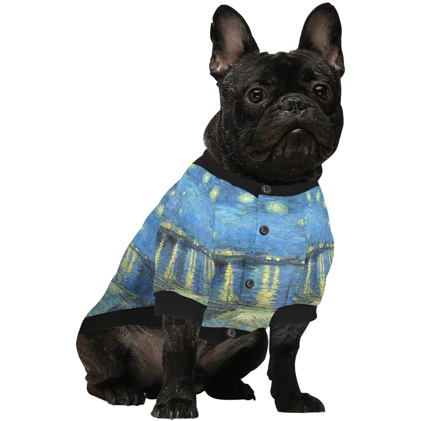 Pet Apparel Van Gogh Starry Night Over The Rhone Round main product image for dogs and cats
