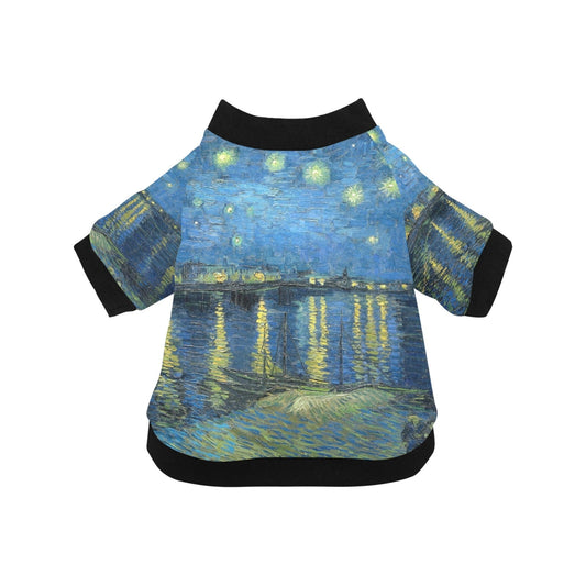 Pet Apparel Van Gogh Starry Night Over The Rhone Round main product image for dogs and cats