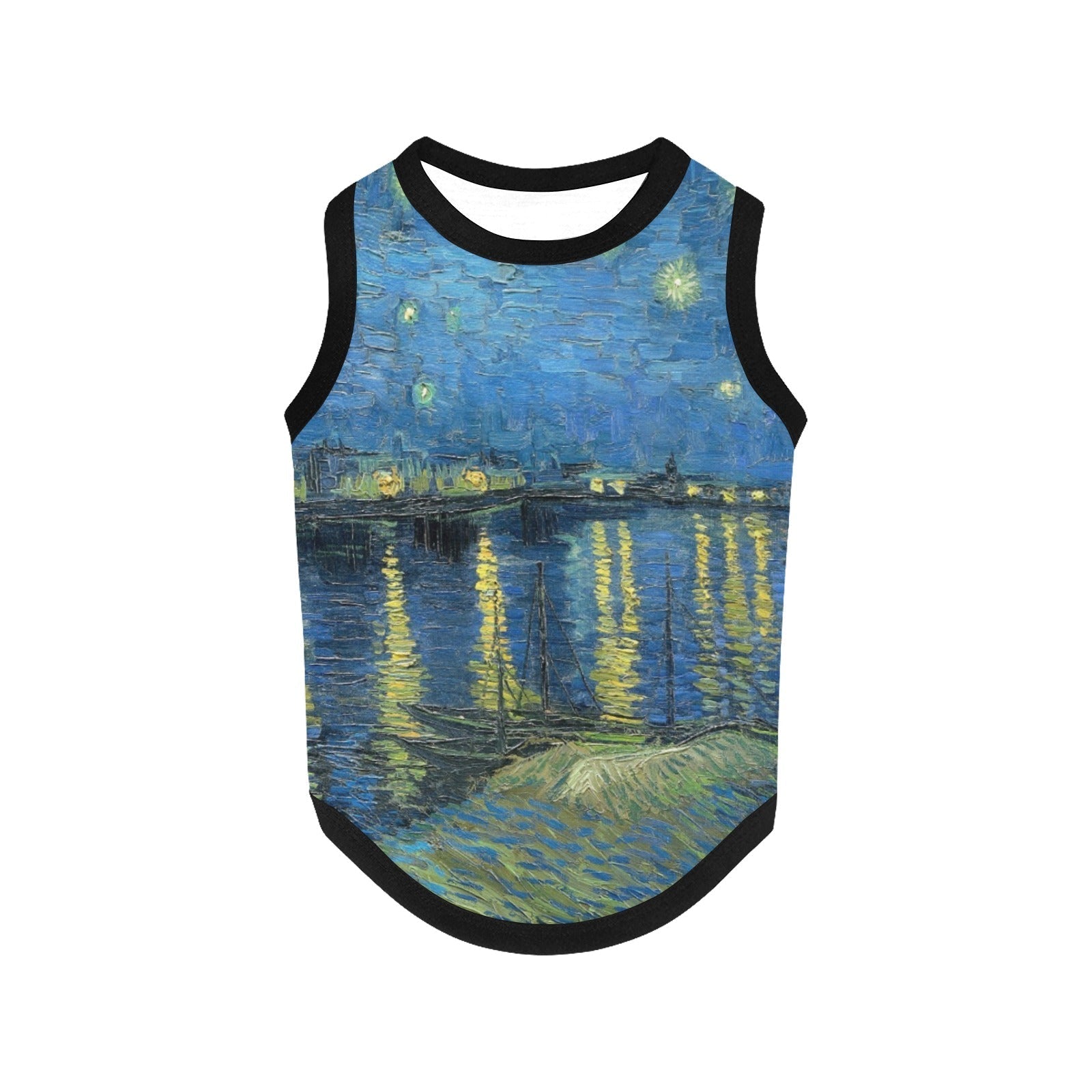 Pet Supply Van Gogh Starry Night Over The Rhone Tank main product image for dogs and cats