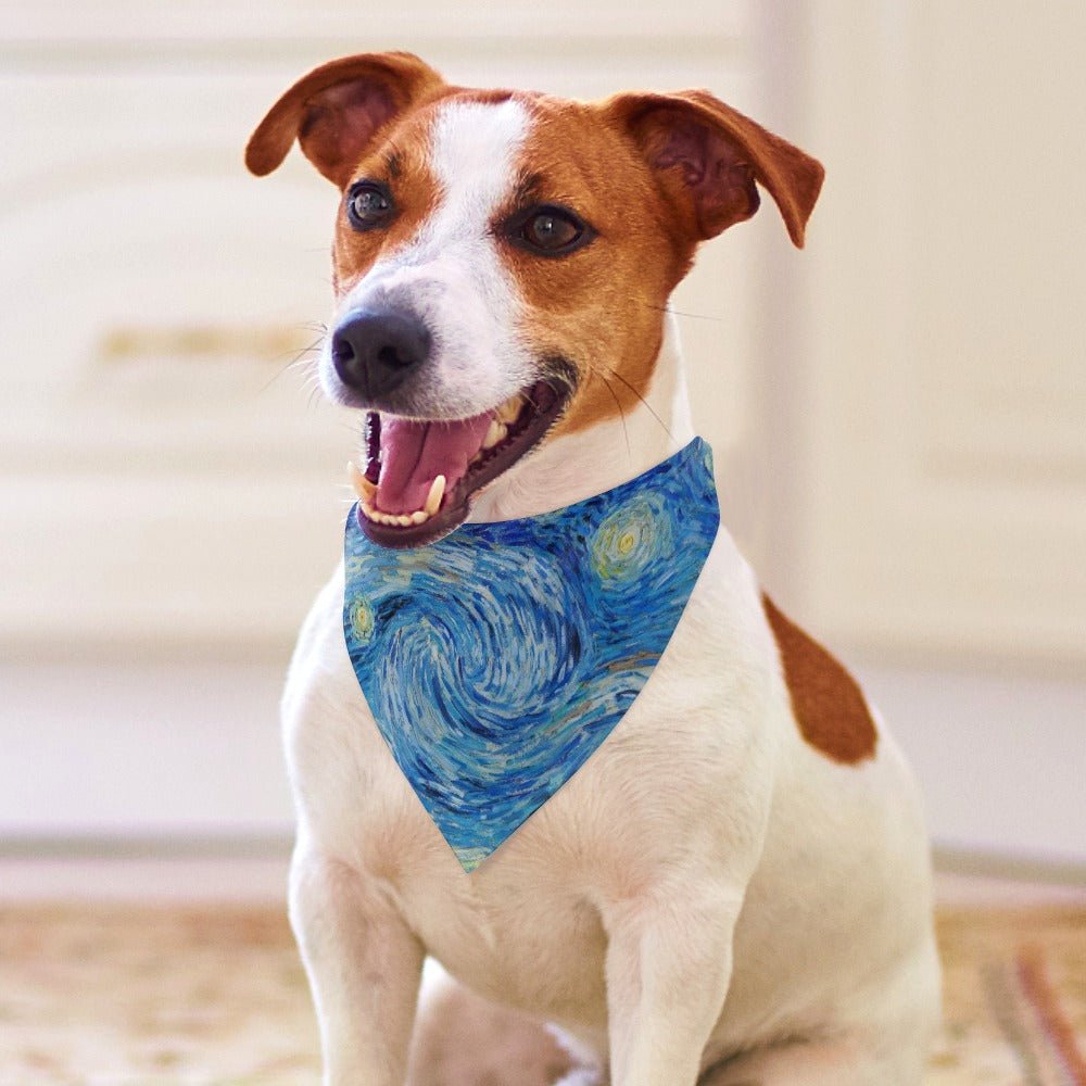 Pet Supply Van Gogh Starry Night Scarf for Daily Use main product image for dogs and cats