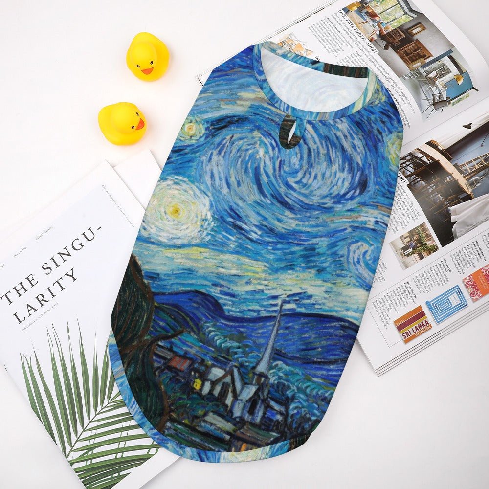 Pet Supply Van Gogh Starry Night Vest for Daily Use main product image for dogs and cats