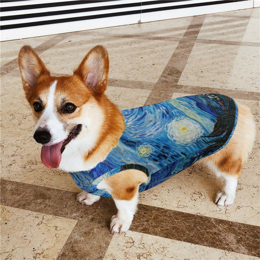 Pet Supply Van Gogh Starry Night Vest for Daily Use main product image for dogs and cats