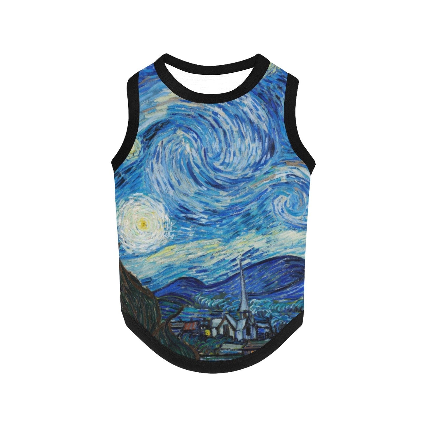 Pet Supply Van Gogh Starry Night Tank Top for Daily Use main product image for dogs and cats