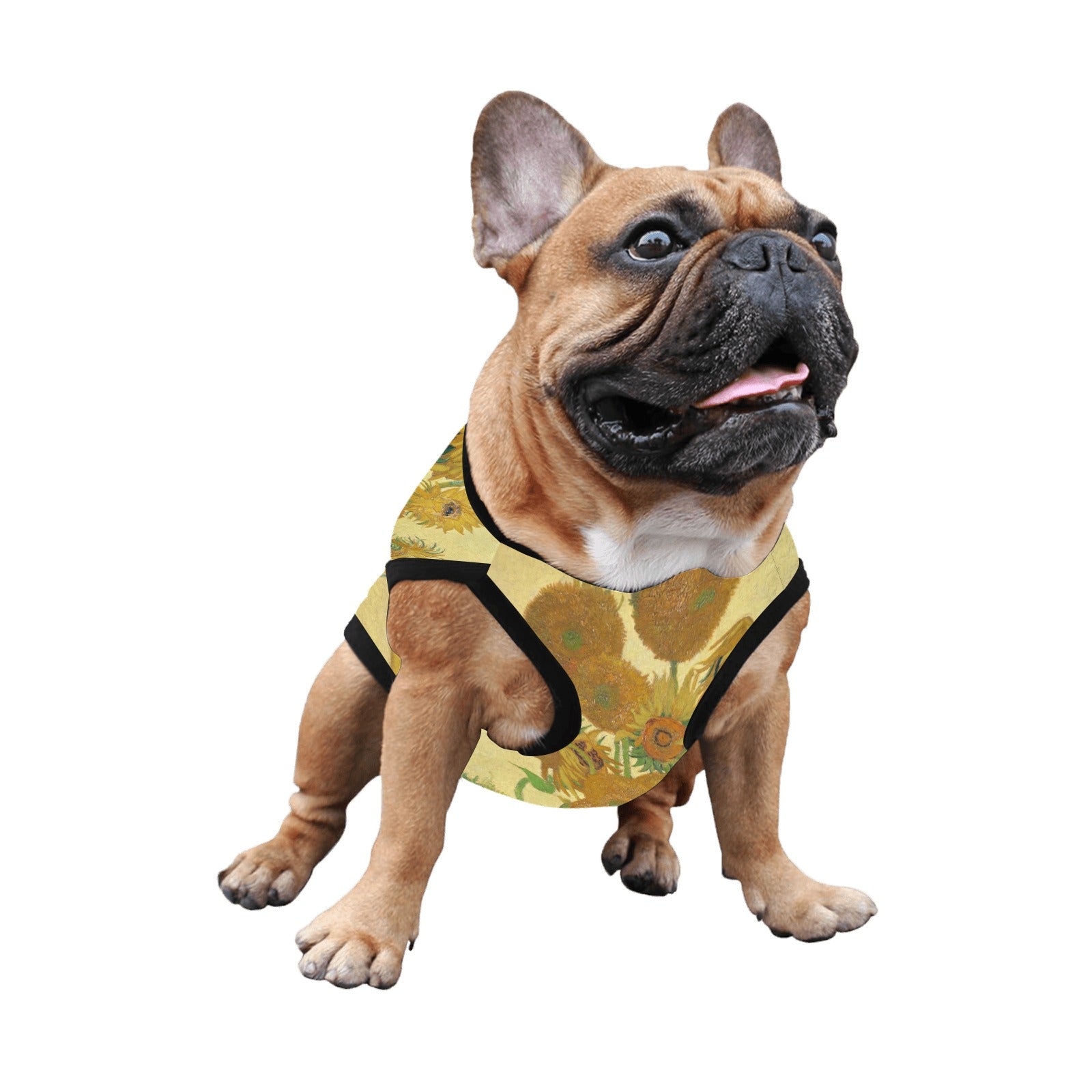 Pet Supply Van Gogh Sunflowers Tank Top for Daily Use t main product image for dogs and cats