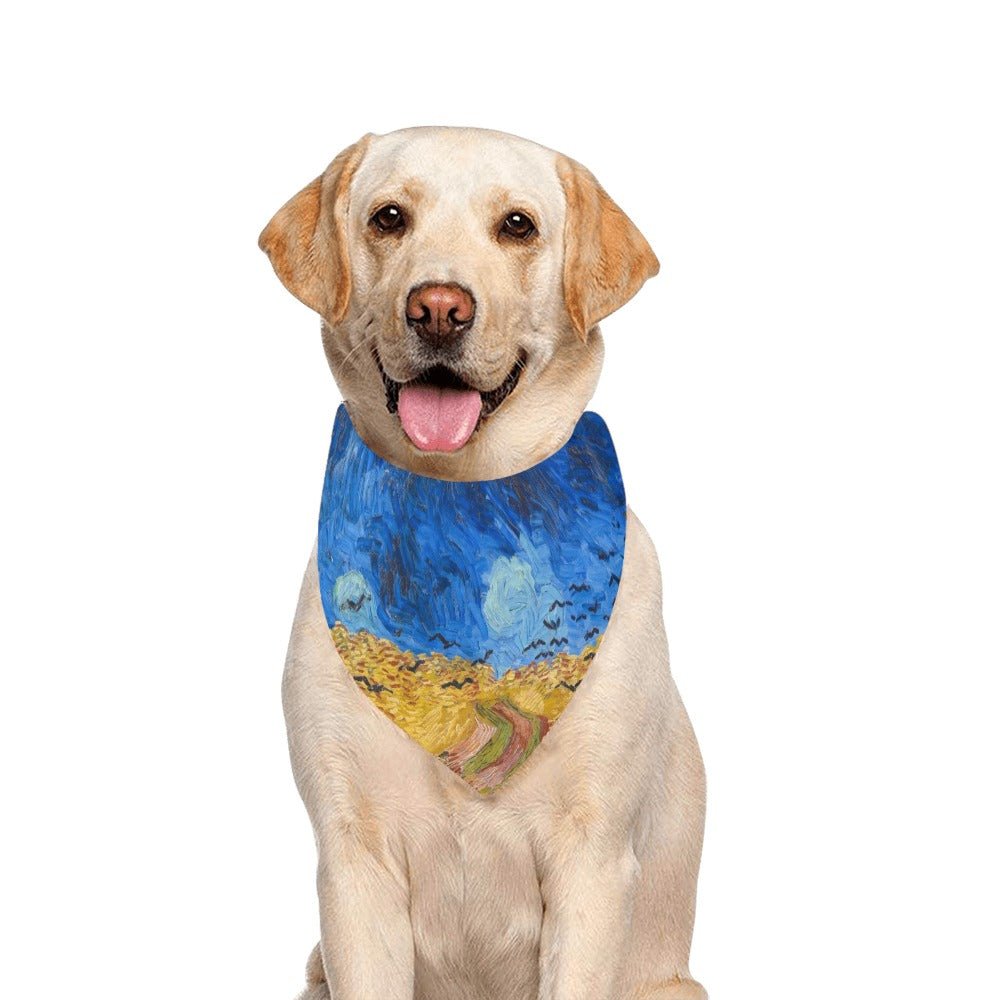 Pet Apparel Van Gogh Wheatfield with Crows Double-Sided main product image for dogs and cats