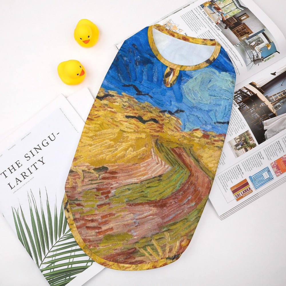 Pet Supply Van Gogh Wheatfield with Crows Vest for Daily Use main product image for dogs and cats
