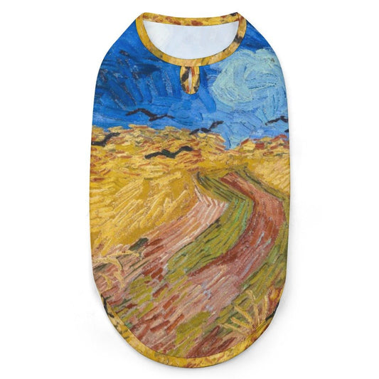 Pet Supply Van Gogh Wheatfield with Crows Vest for Daily Use main product image for dogs and cats