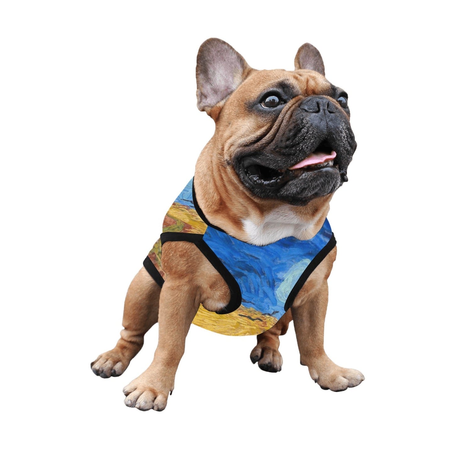 Pet Supply Van Gogh Wheatfield with Crows Tank Top l main product image for dogs and cats