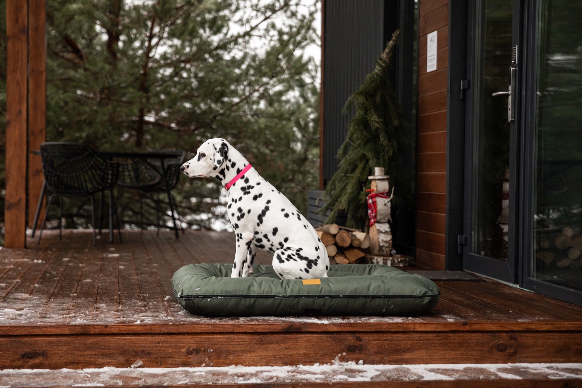 Luxury Dog Bed Waterproof Lounger Green for Comfort, Support - luxury dog bed view 6 for comfort and support