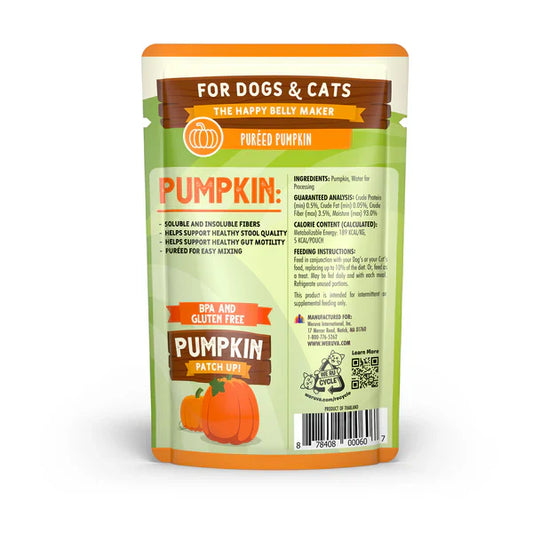 Weruva Pumpkin Patch Up Pureed Pumpkin Dog Cat Wet Pouch 1 - detail view