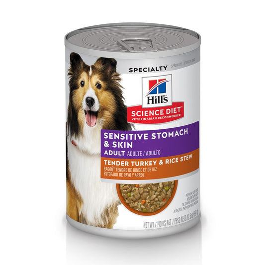 Science Diet Adult Sensitive Stomach Skin Tender Turkey Rice - main product image