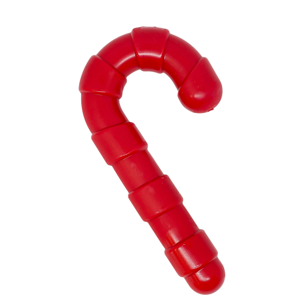 Candy Cane Nylon Dog Toy For Aggressive Chewers USA Made Dog - main product image