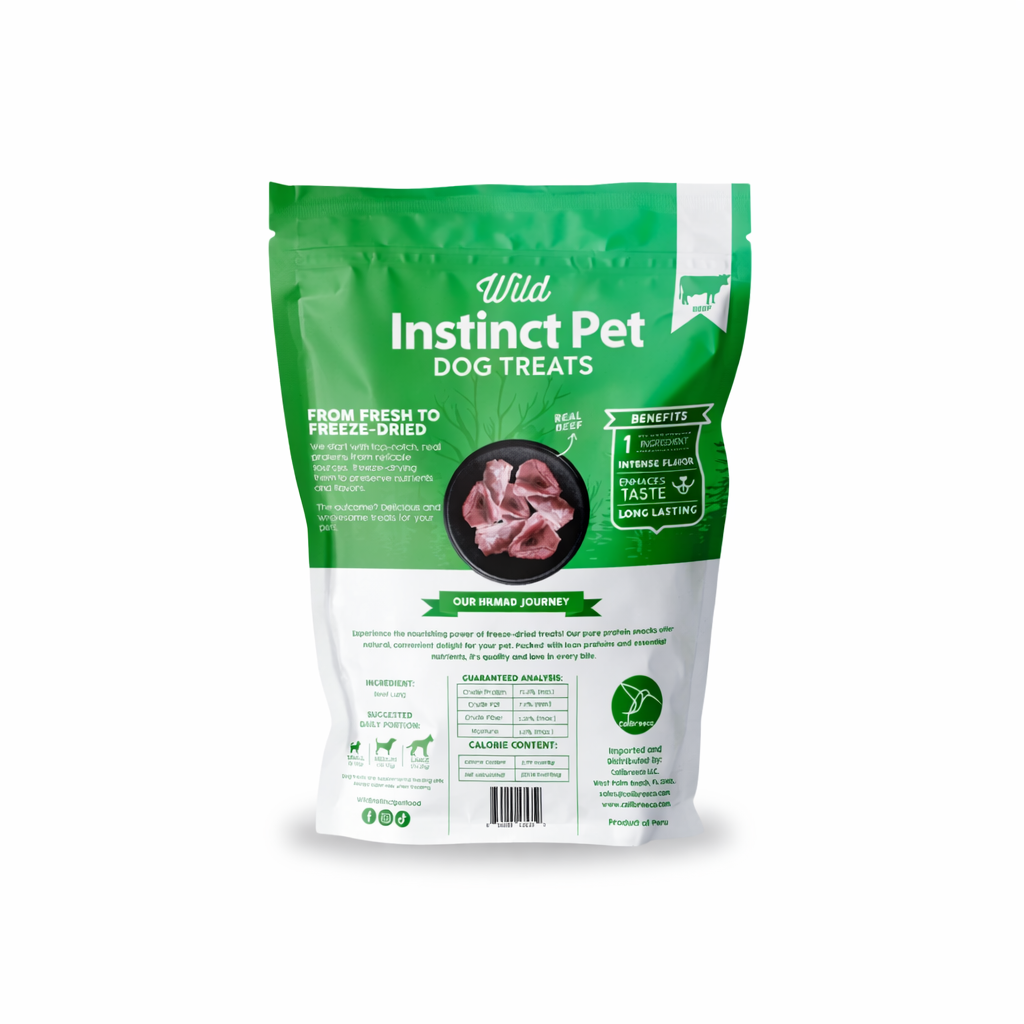 Freeze-Dried Beef Lung for Dogs - lifestyle view