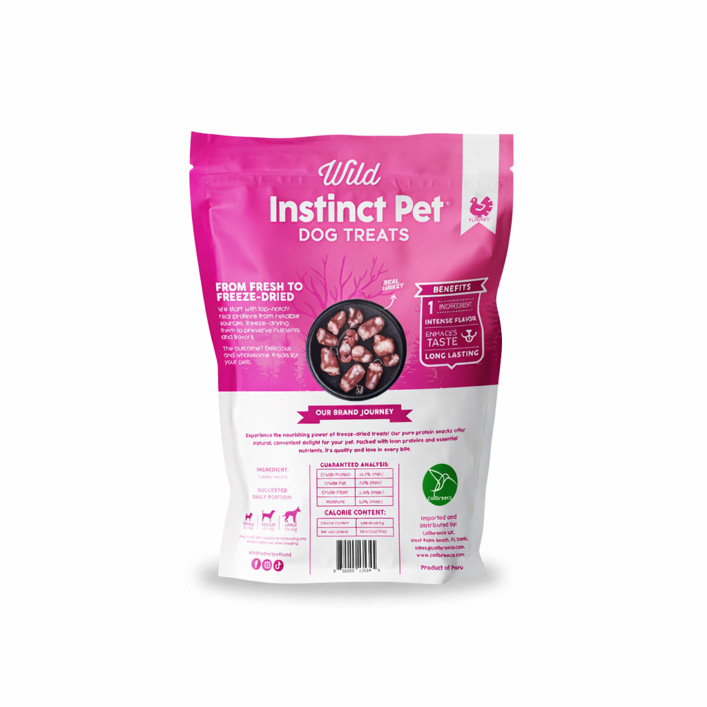 Freeze-Dried Turkey Hearts for Dogs - lifestyle view