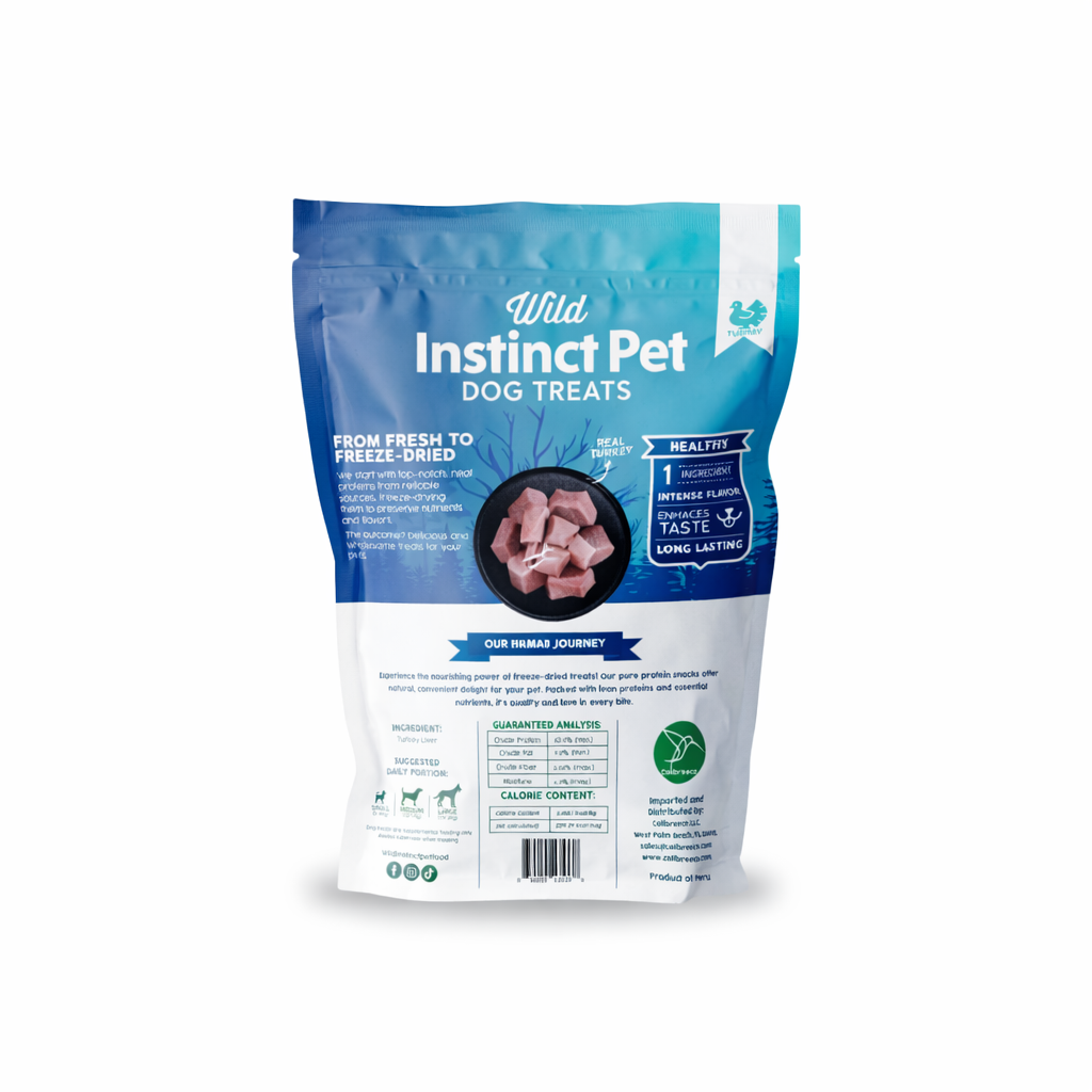 Freeze-Dried Turkey Liver Dog Treats - lifestyle view