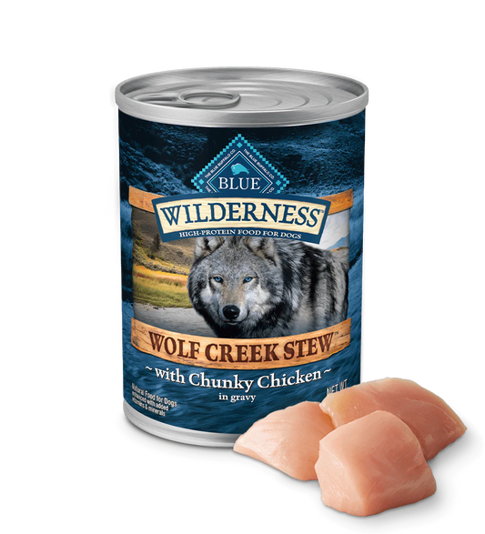 Blue Buffalo Wilderness Wolf Creek Stew Adult Dog Chunky 12 - main product image